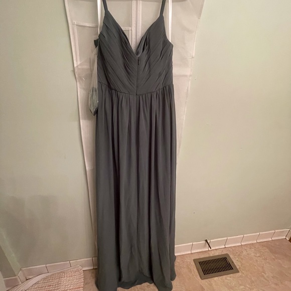 Revelry Dresses | Nwt Revelry Size Lily Chiffon In Eucalyptus | Poshmark